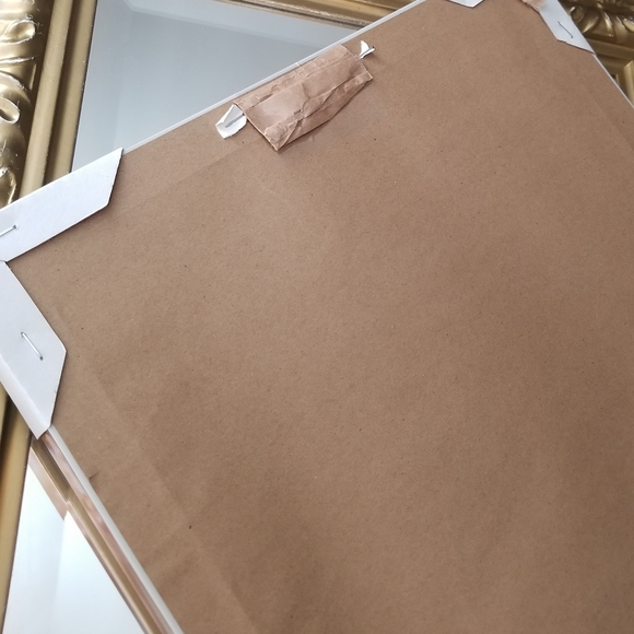 ❗Blue White Floral Chinese Style Vase Canvas Artwork with Gold Trim Frame❗ - Picture 8 of 9